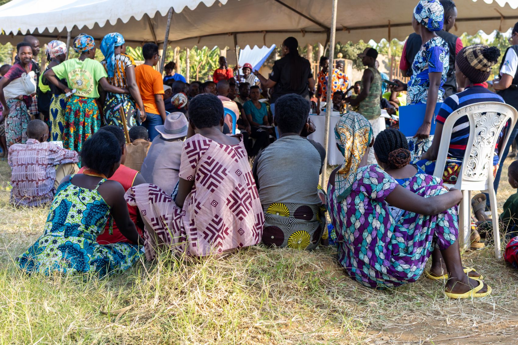 AHC health workers registering community members
